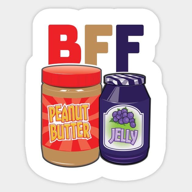 BFF PB&J Sticker by chrayk57